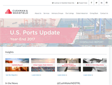 Tablet Screenshot of cushwakeindustrial.com